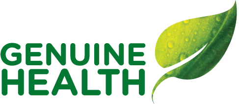 Genuine Health logo.